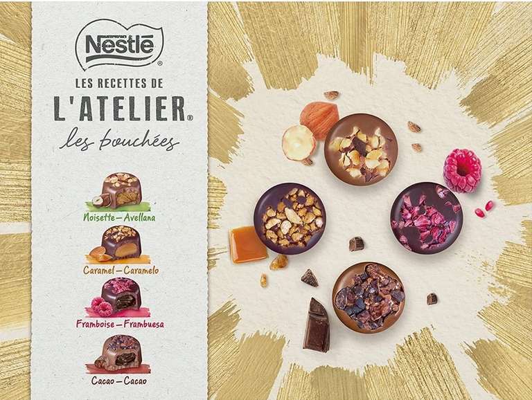 Pack de 8 Les Recettes de l'Atelier Nestlé 1488g