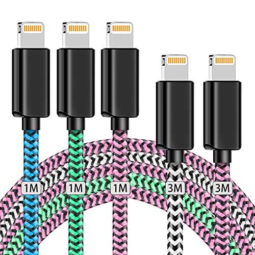 Pack 5 cables iPhone certificados MFI