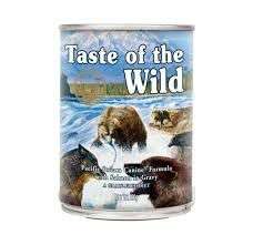 Taste of the Wild (perros) - 12 latas de comida húmeda de Salmón