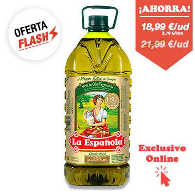 Aceite de oliva virgen extra 5 litros (comprando 3 envío gratis)