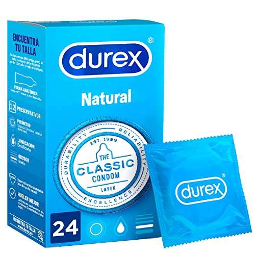 Durex Preservativos Originales Natural Plus - 24 condones