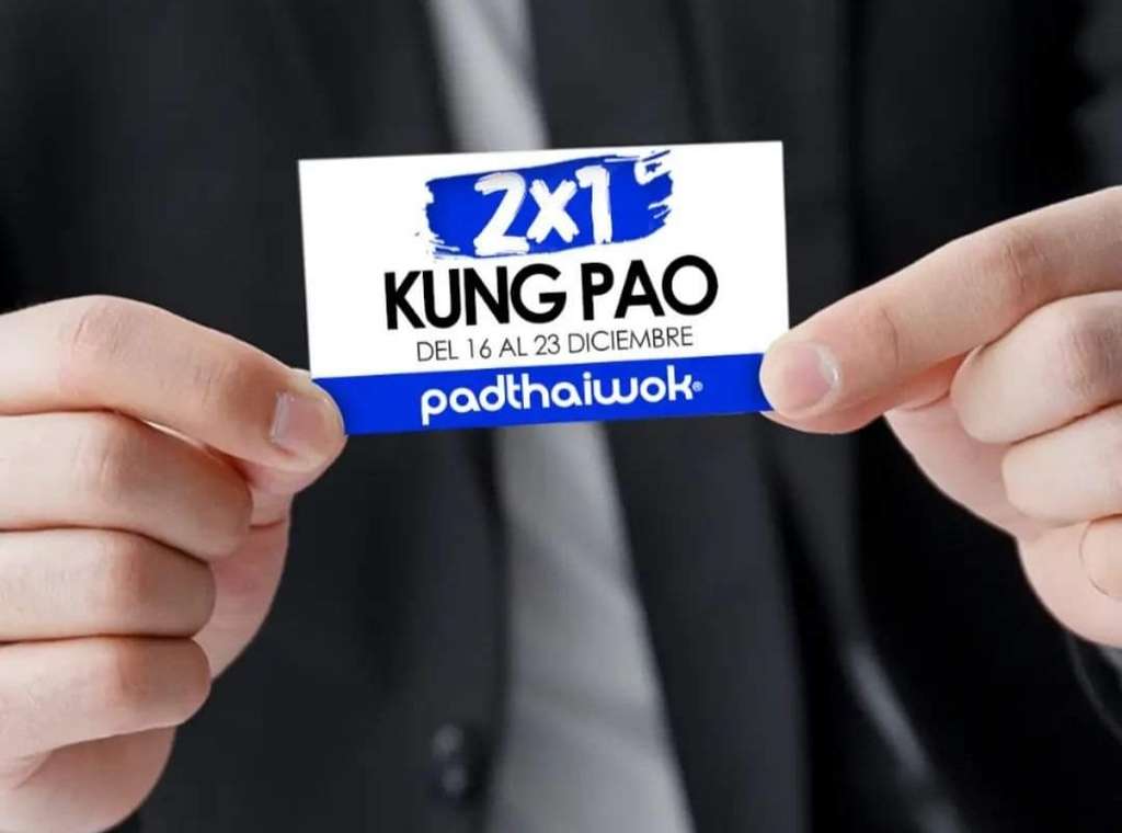 2x1 en Kung Pao desde el 16 al 23 de diciembre en Padthaiwok