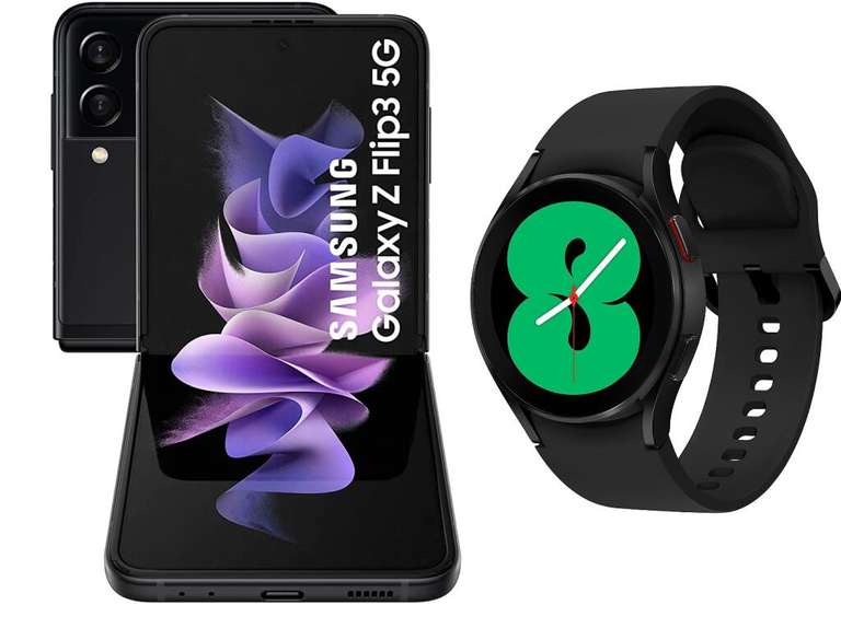Samsung Galaxy Z Flip3 5G + Galaxy Watch4