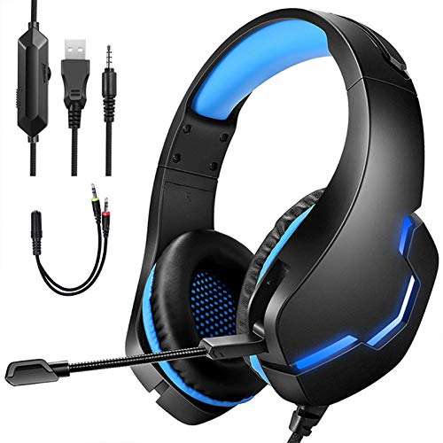 Auriculares gaming con usb y leds