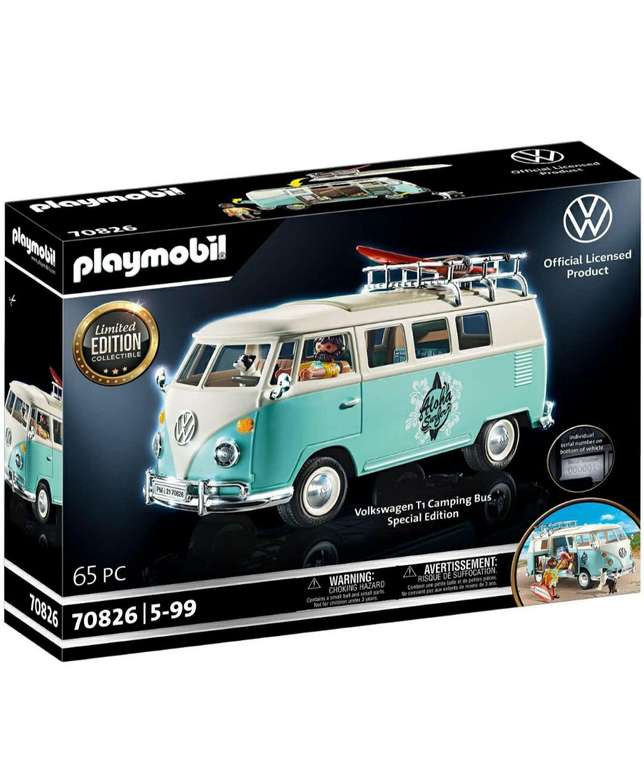 PLAYMOBIL Volkswagen 70826 VW T1 Camping Bus - Edición Especial (Envío incluido)