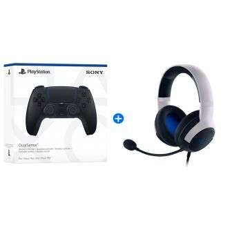DualSense Negro + Auriculares Gaming para PS5