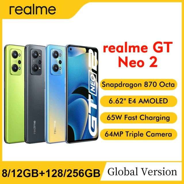 Realme GT Neo 2 5G 8ram 128gb global