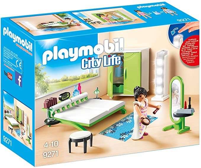 PLAYMOBIL City Life Dormitorio, a Partir de 4 Años