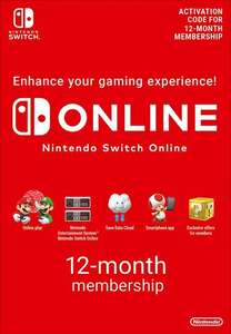 Suscripción Nintendo Switch Online 12 meses
