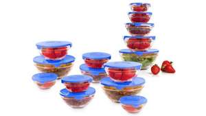 Set 15 bowls de cristal para microondas