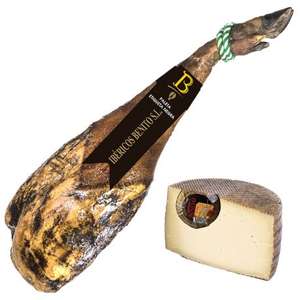 Pack de paleta etiqueta negra Benito selección de autor con medio queso de oveja viejo Navas