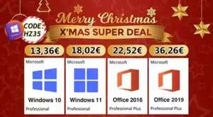 Tu licencia de Windows 10, 11 u Office con 35% de descuento
