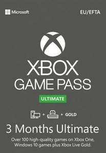Xbox Game Pass Ultimate – 3 Meses de Suscripción