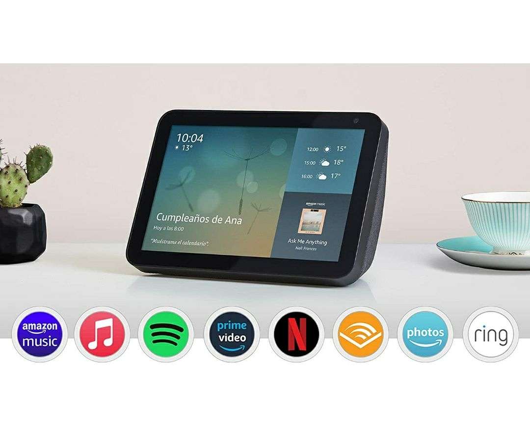 Oferta: Echo Show 8 (1.ª generación, modelo de 2019) | Pantalla inteligente  con Alexa | Mantén el contacto con la ayuda de Alexa | Antracita »  Chollometro