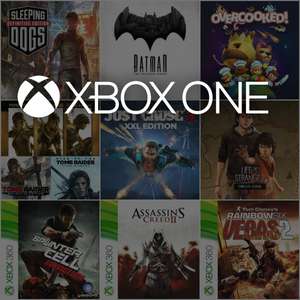XBOX :: Sleeping Dogs, Batman: The Telltale Series,Overcooked, Just Cause, Life Is Strange 2, Murdered: Soul Suspect, Thief y Otros