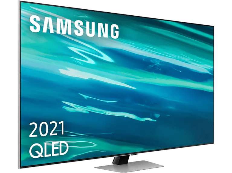 TV QLED 65" - Samsung QE65Q83AATXXC, QLED 4K, Procesador QLED 4K con IA, Smart TV, Plata