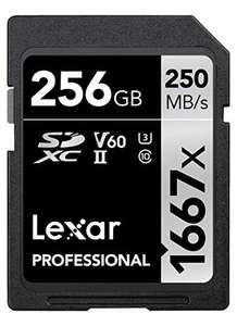 Tarjeta de memoria SDXC Lexar 256GB CL10