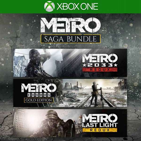 Metro Saga Bundle - Metro Exodus Gold Edition + 2033 Redux + Last Light Redux, Cuphead a 2€ [XBOX, VPN AR solo para canjear]