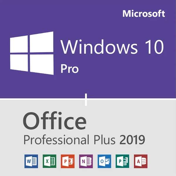 Licencias para Microsoft Windows 10 PRO OEM, Retail | Multilingüe | 32/64 bit | Office Pro Plus 2019/2021 Retail