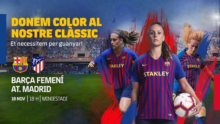 Entradas gratis F.C Barcelona-Atlético de Madrid, futbol femenino