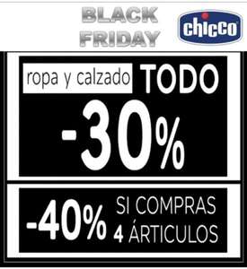 Tiendas CHICCO Hasta -40% de descuento en textil y calzado