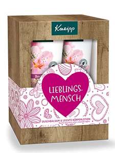 Kneipp Paquete de regalo, bálsamo de ducha y loción corporal con flor de almendra 2 x 200 ml