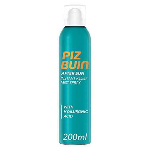 Piz Buin, After Sun, Spray Calmante y Refrescante con Acido Hialurónico, 200 ml