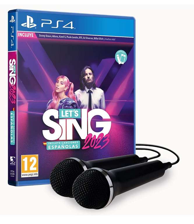 Let´s Sing 2023 Incluye Canciones Españolas + 2 Micros - PS4