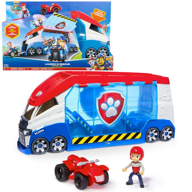 Paw Patrol Patrulla Canina - Coche Patroller Transformable (Reacondicionado - Como Nuevo)