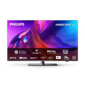 Philips 4K LED Ambilight TV|PUS8818|65 Pulgadas|UHD 4K TV|60Hz|P5 Picture Engine|HDR10+|Google Smart TV|Dolby Atmos|Altavoces 20 W