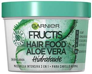 Garnier Fructis Hair Food Mascarilla Capilar 3 en 1 Aloe Vera Hidratante para Pelo Normal - 390 ml