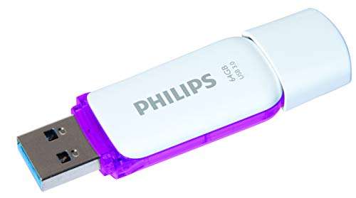 Unidad Flash USB Philips Snow 64 GB, USB 3.0 - 2 Unidades (2x64GB)