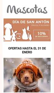 Promoción día de San Antón en ECI - Descuentos en pienso, comida e higiene para mascotas