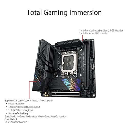 Asus ROG Strix B760-I Gaming - Placa Base Mini-ITX Intel B760 LGA 1700