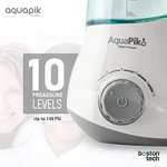 Aquapik 100 ULTRA - Irrigador dental y Nasal profesional con 7 Boquillas multifuncionales 10 niveles
