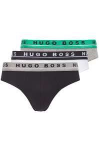 Hugo Boss - tres slips en algodón