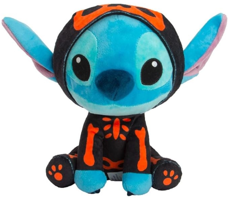 Peluche Disney Stitch con disfraz de Esqueleto 25 cm