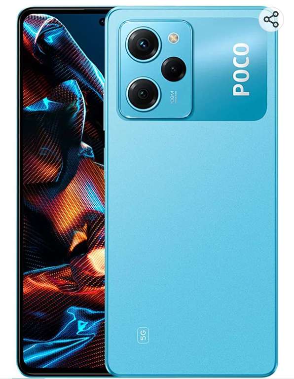 Xiaomi Poco X5 Pro 5G 6.67" AMOLED DotDisplay, 120Hz FHD+, 67W Turbo Carga 8G+256GB Láser Azul [Versión Global]