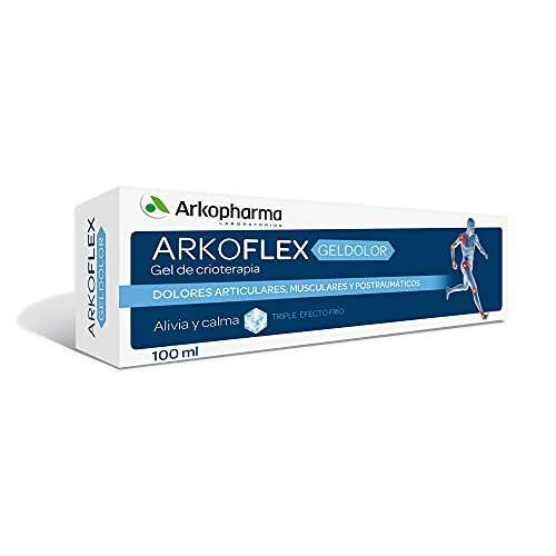 Arkopharma Arkoflex Gel Frío Dolor Dolores Articulares, Musculares Y Postraumáticos, Alivia y Calma El Dolor Inflamatorio, 100 ml