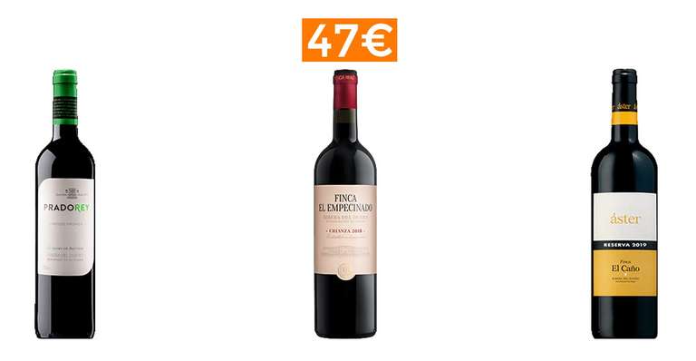 6 Vinos de Ribera del Duero solo 47€