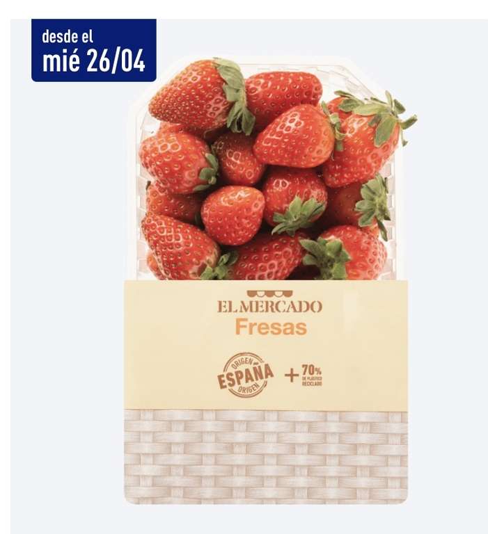 1 kilo de fresas en Aldi