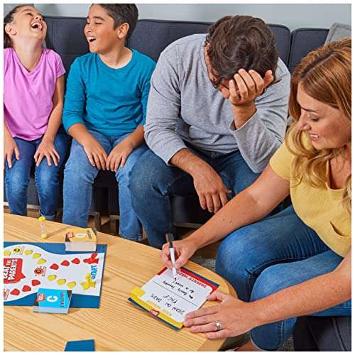 Spin Master Juegos DE Mesa - Hijos contra Padres - Juego de Pruebas y Preguntas para Niños y Familias - 2-6 Jugadores