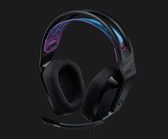 AURICULARES GAMING LOGITECH G335 - 3,5MM - NEGRO - PC-PS4-PS5-XBOX-SWITCH-MOVIL