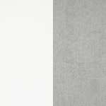 duehome | Conjunto Reversible de Salón en Blanco Artik y Cemento, Medidas: 200 cm (Largo) x 41 cm (Fondo) 43 cm (Alto)