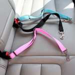 Cinturón de seguridad ajustable para perros (Muchos colores)