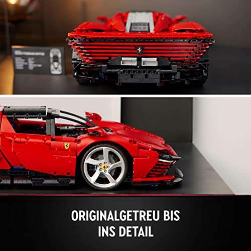 LEGO 42143 Technic Ferrari Daytona SP3, Maqueta de Súper Coche Rojo para Construir, Escala 1:8, Coleccionable, Ultimate Car Concept