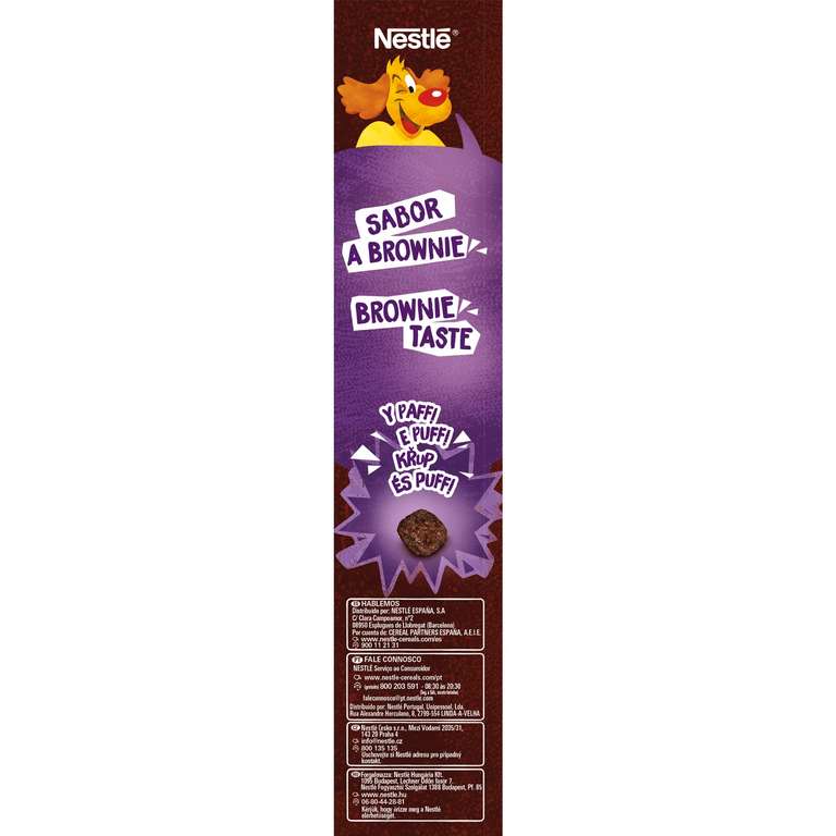 14 paquetes Cereales Nestlé Chocapic Cereales de Trigo Integral y Maíz Tostados, Con Cacao. 2x 7 Paquete de 300 g. 1'55€/ud