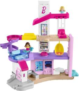 Fisher-Price Little People Barbie Pequeña Dreamhouse Casa de muñecas con luces y sonidos