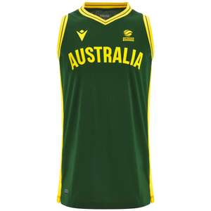 Australia baloncesto macron Hombre Camiseta de primera y segunda equipación