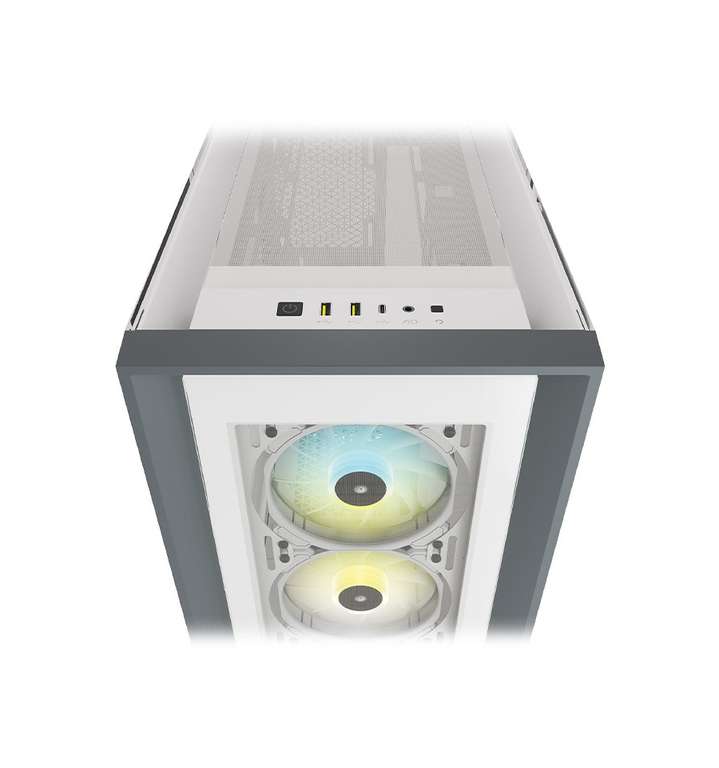 Corsair iCUE 5000X RGB Vidrio Templado Extended-ATX Case (Blanco)
